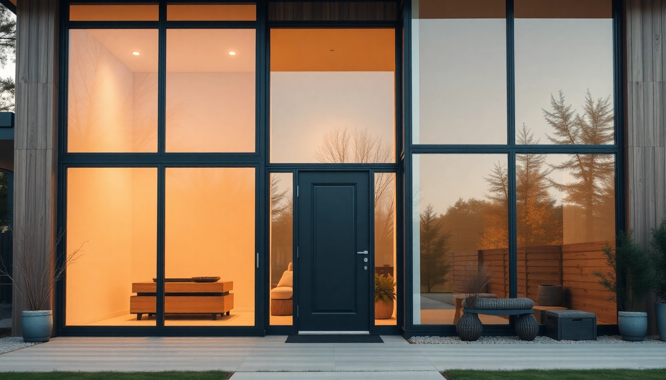 Window and door company installing energy-efficient windows on a modern home for guidance