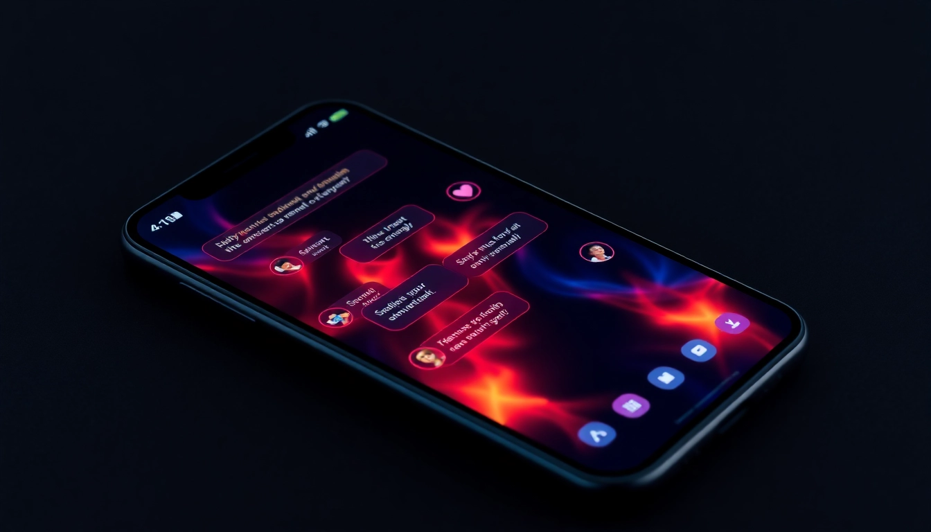 Responsive spicychatai in action with vibrant visuals and engaging chat scenario for immersive user experience.