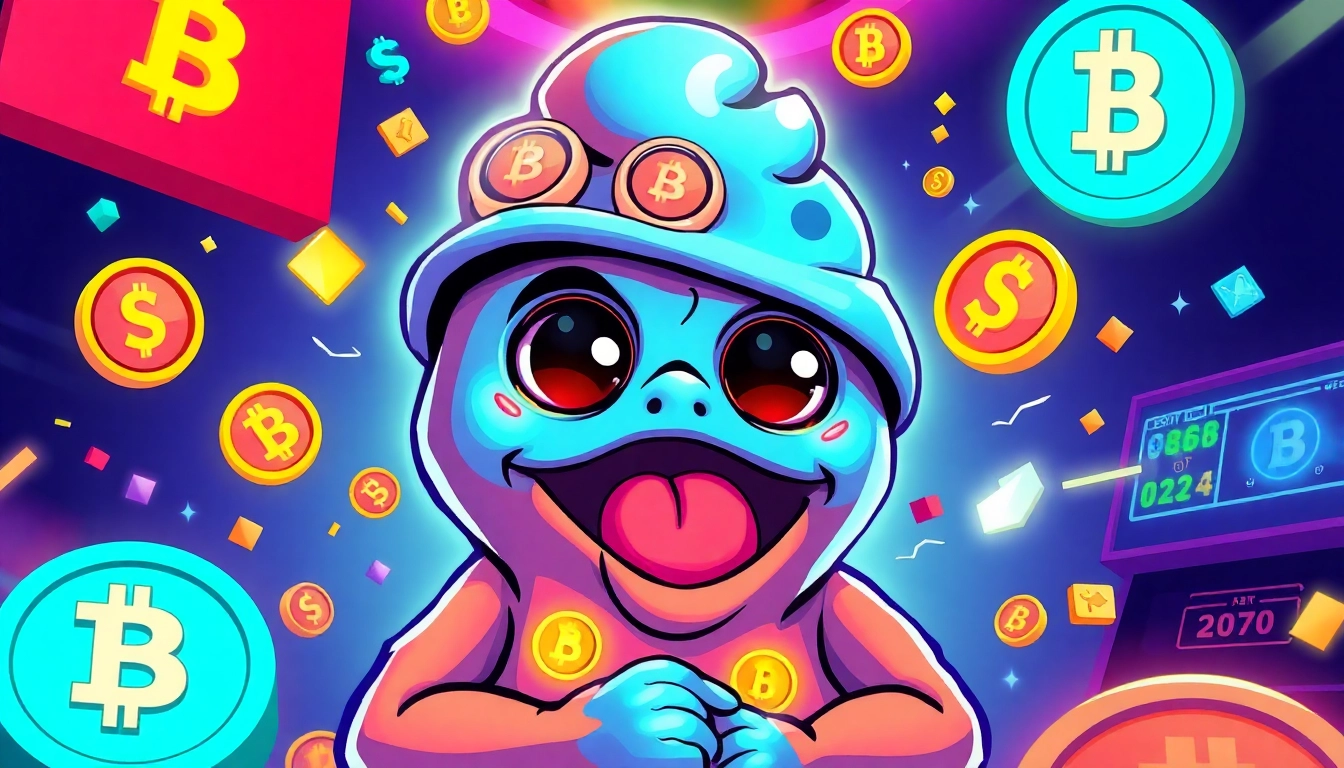 Pepe Meme Coin Price displayed on a dynamic digital screen, showing vibrant numbers and a